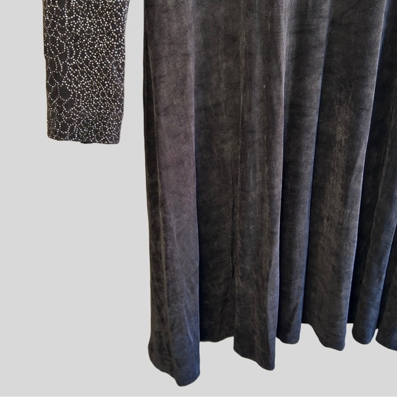 Vintage Fun Sparkly Pattern 90s S.L. Petites Mini Dress - Picture 3 of 8